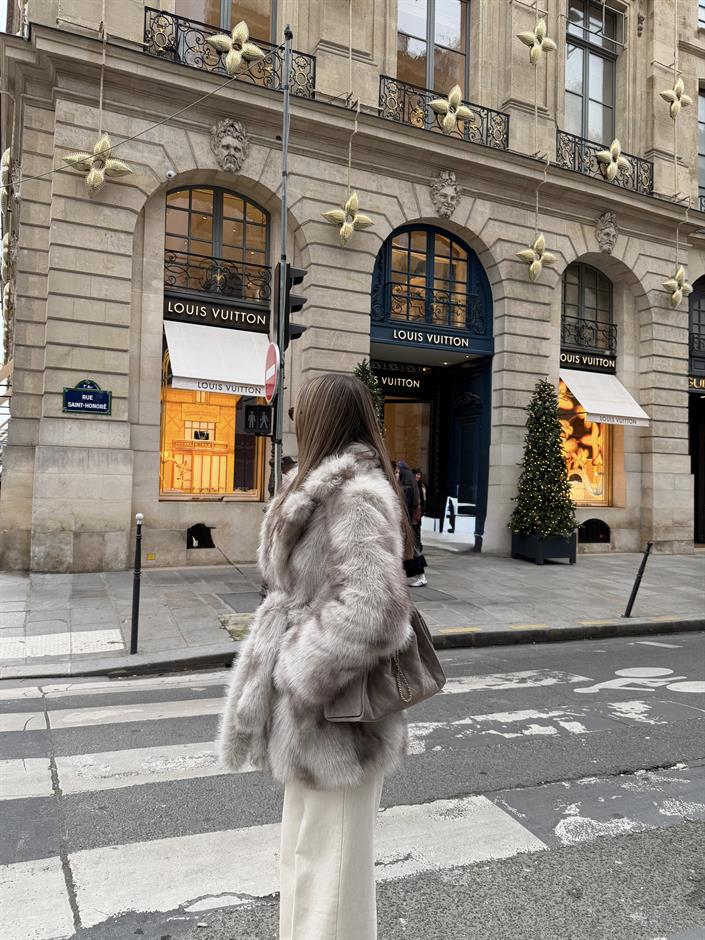 Chester Kuşaklı Suni Kürk 