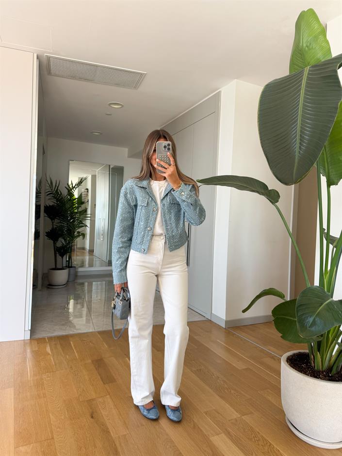 Cloud Zr Straight Jean - Beyaz