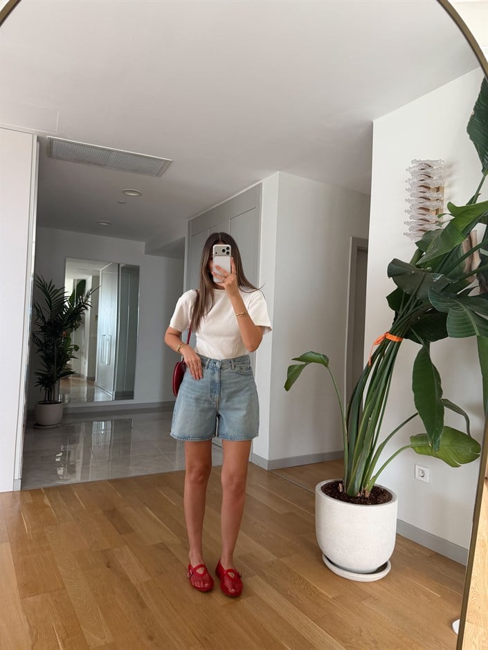 Cs Premium Denim Şort - Mavi 