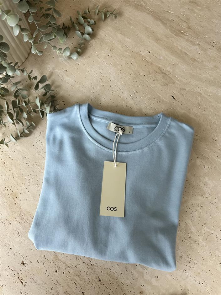 Cs Premium Pamuklu Tişört- Bebe Mavi