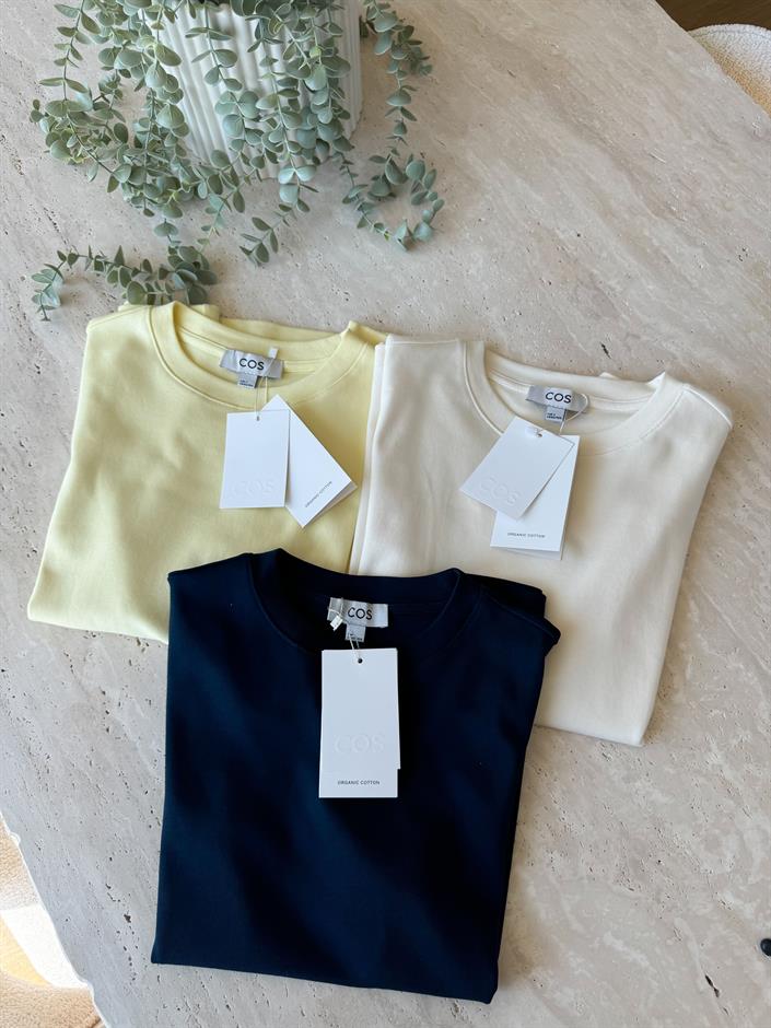 Cs Premium Pamuklu Tişört- Ekru