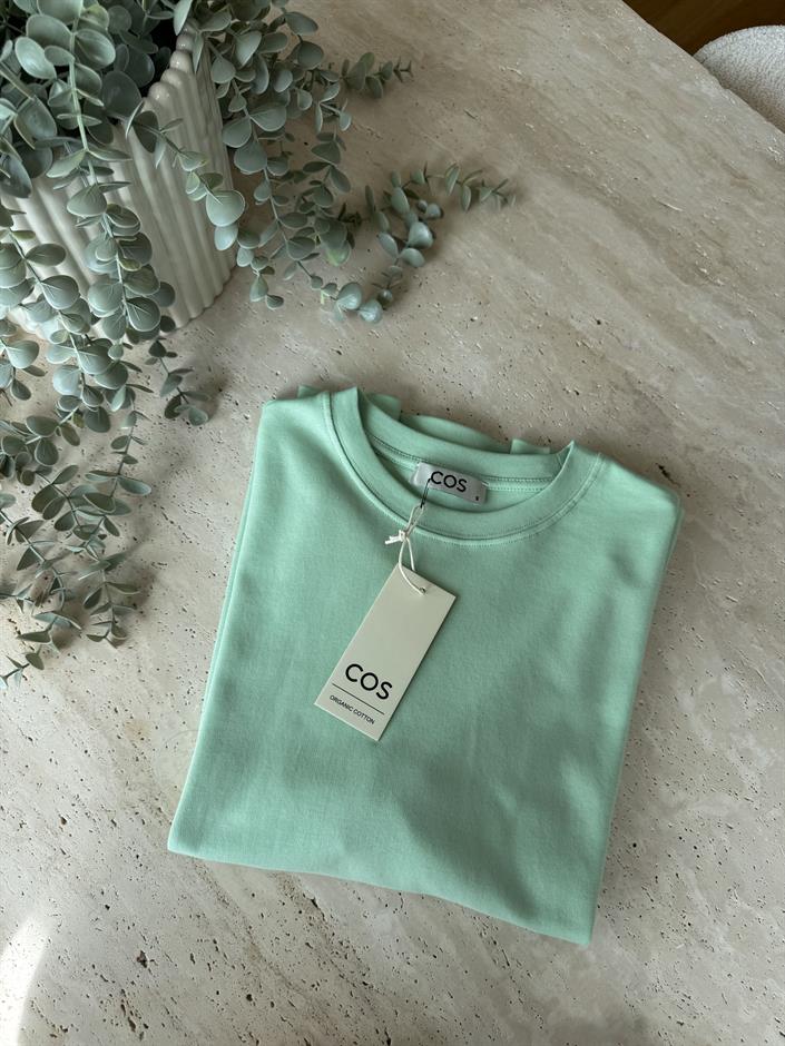 Cs Premium Pamuklu Tişört- Mint