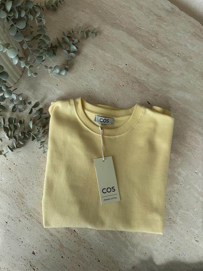 Cs Premium Pamuklu Tişört- K Sarı