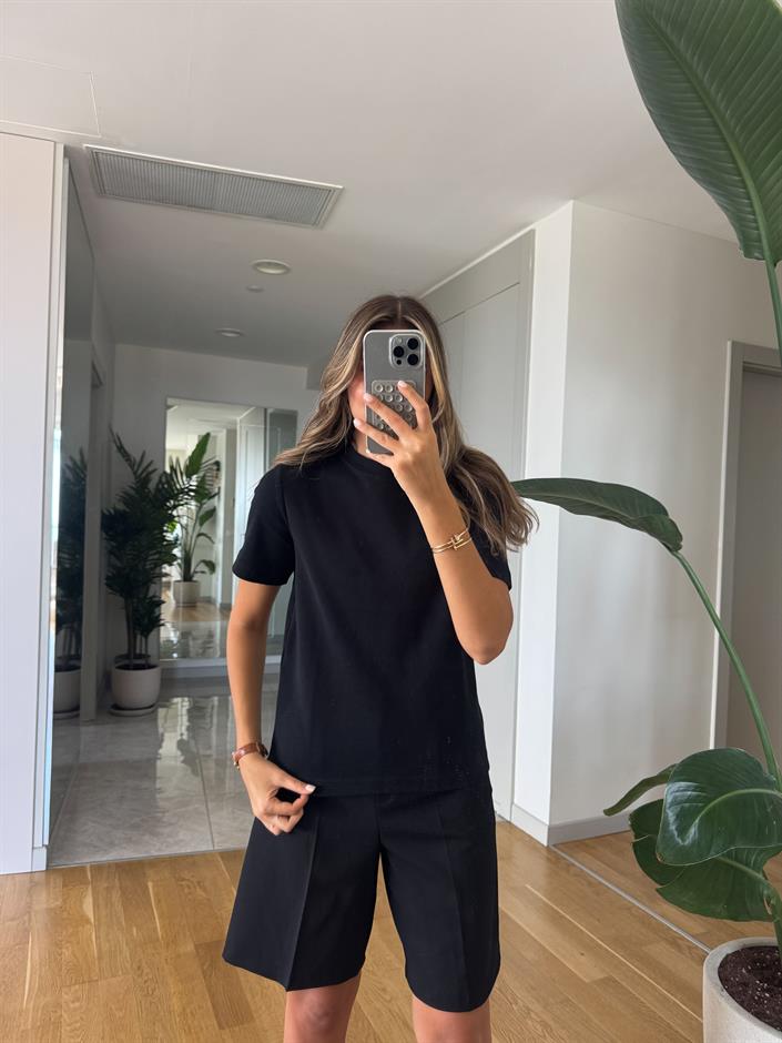 CS Premium Pamuklu Tişört-Siyah