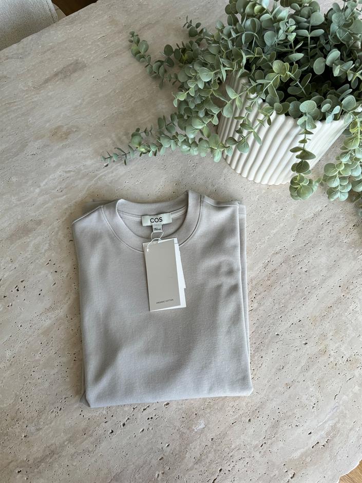 Cs Premium Pamuklu Tişört -Taş