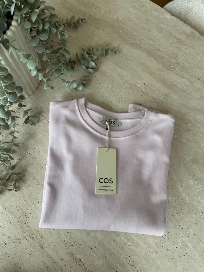 Cs Premium Pamuklu Tişört- Toz Pembe