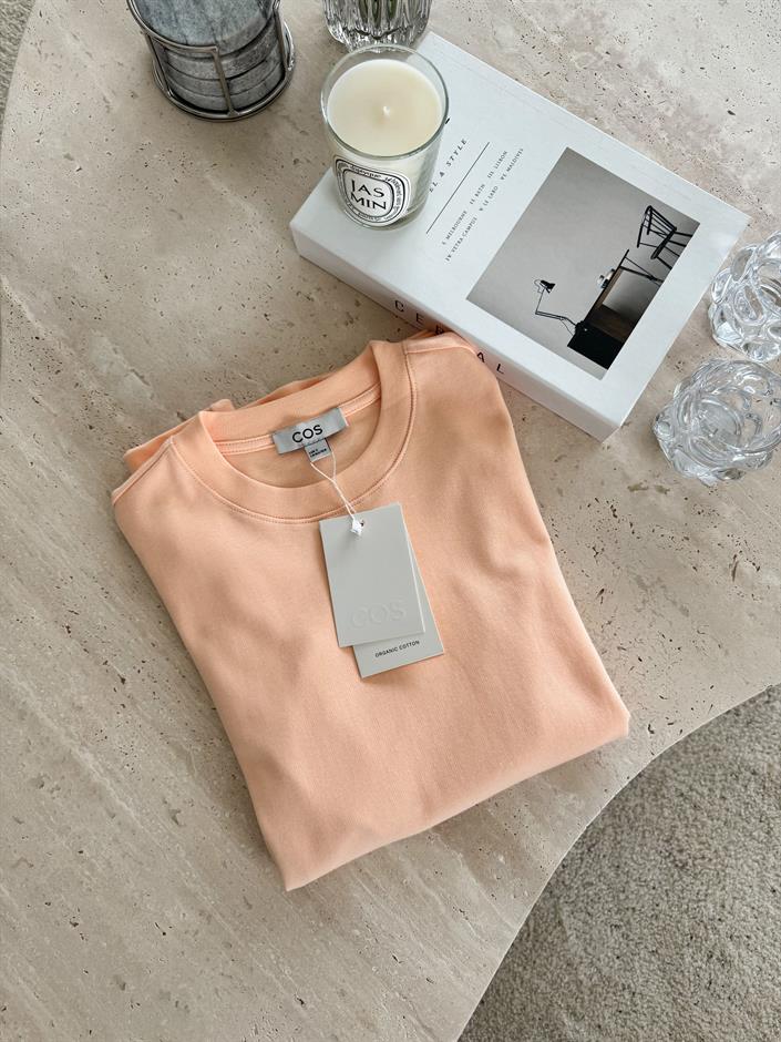 Cs Premium Pamuklu Tişört-Yavruağzı