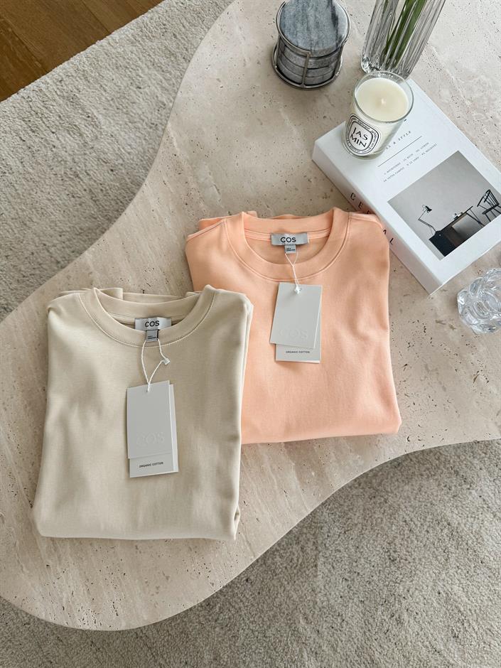 Cs Premium Pamuklu Tişört-Yavruağzı