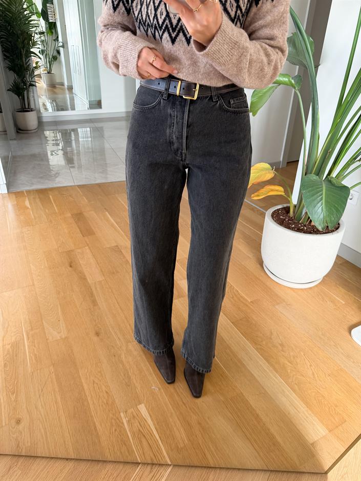 Cs Straight Yeşilimsi Antrasit Jean