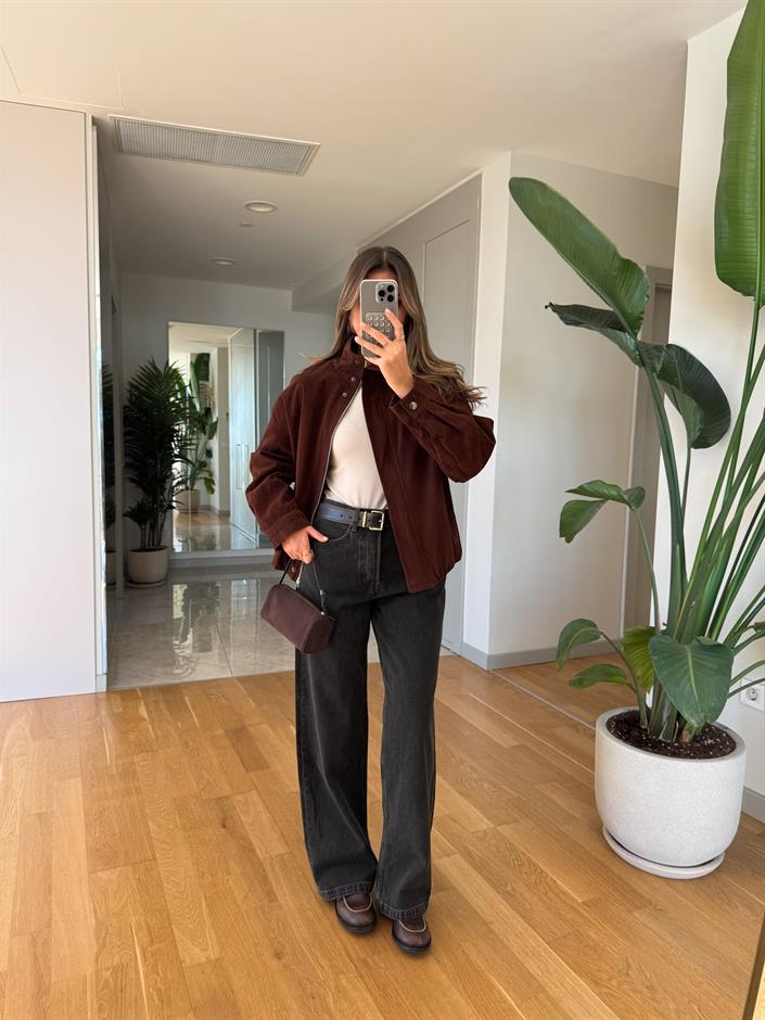 Cs Straight Yeşilimsi Antrasit Jean