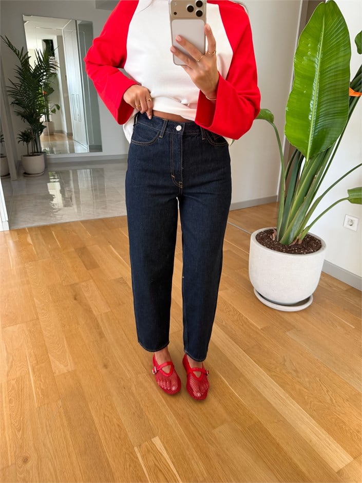 Cs Tapered Ankle Jean - Koyu Lacivert