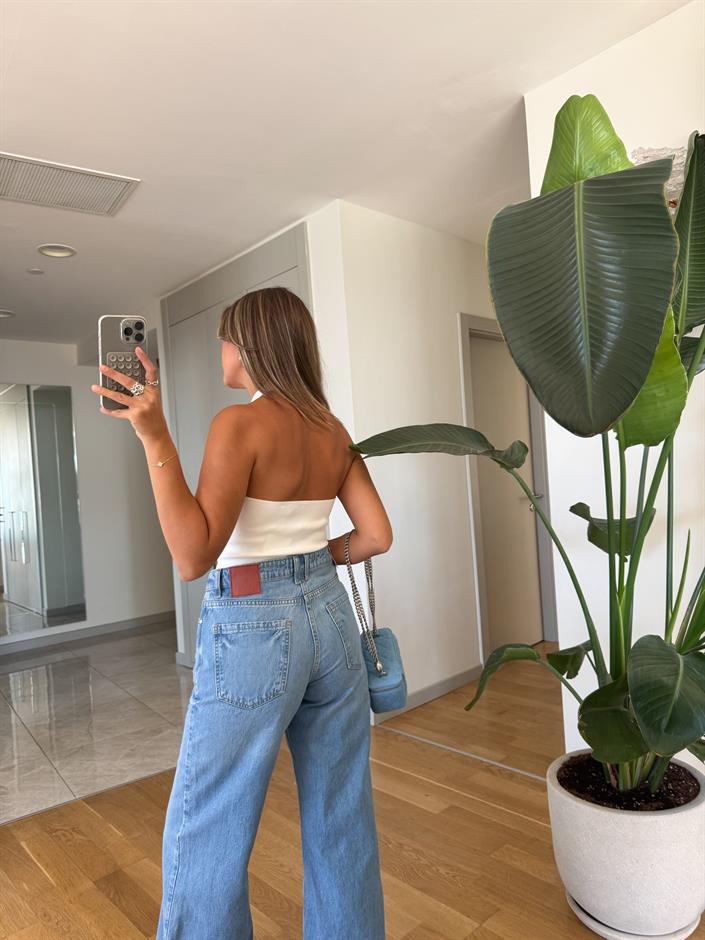 Dilvin Halter Yaka Triko Bluz