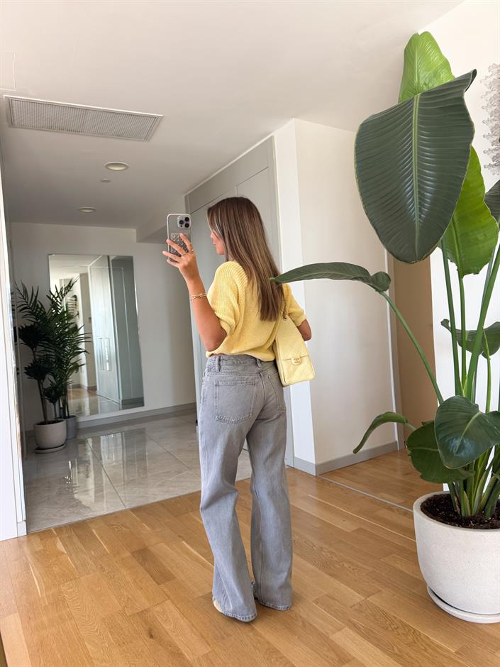 Enzo Straight kesim Jean - Gri