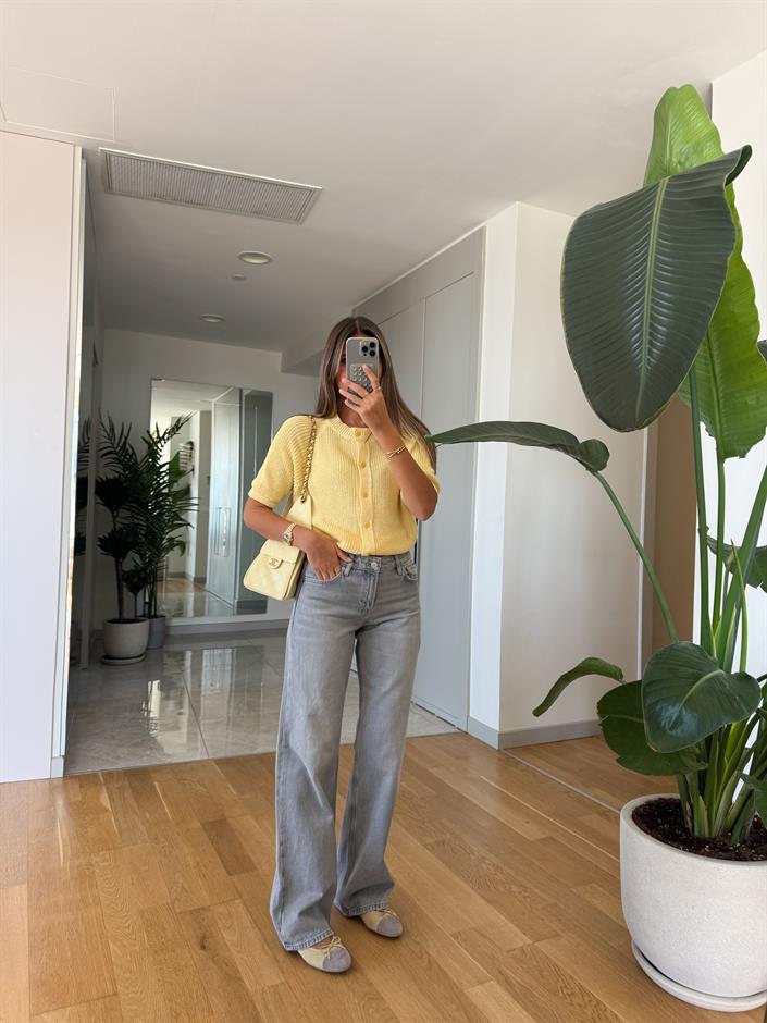 Enzo Straight kesim Jean - Gri