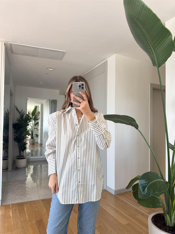 Felix Çizgili Oxford Gömlek - Yeşil