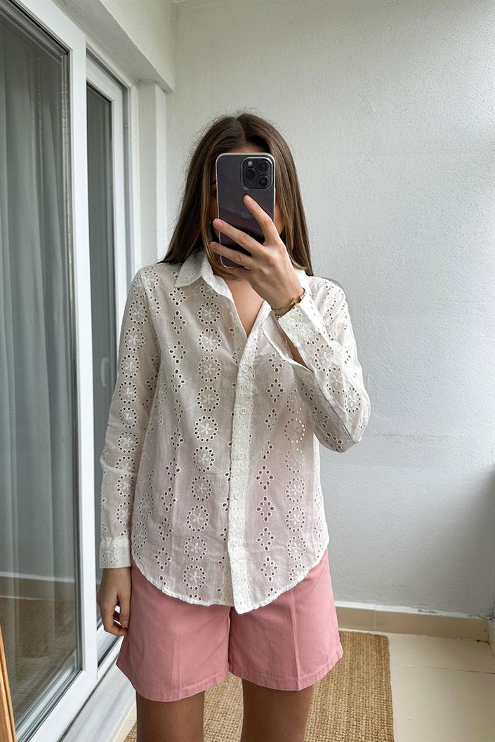 FK Ekru Fisto Gömlek