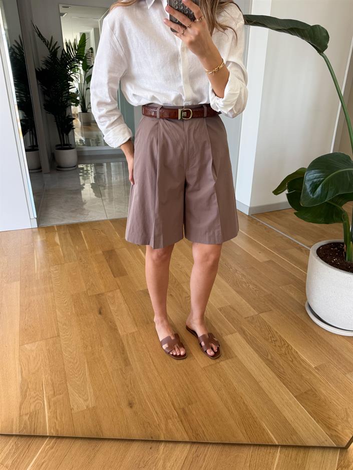 FK Şehir Boy Premium Şort - Kahve