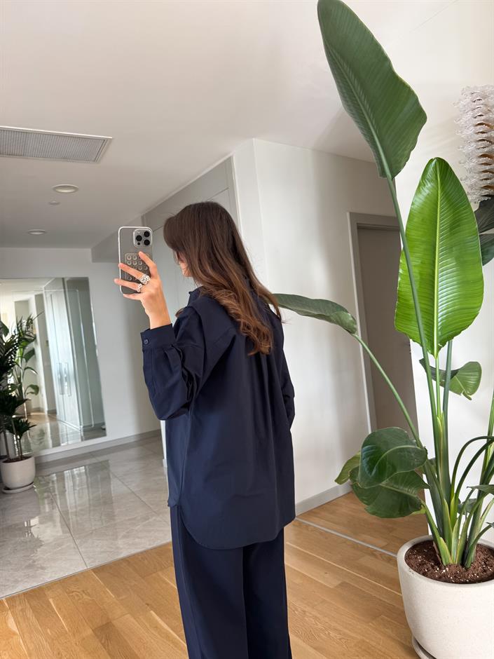 Fp Oversize Poplin Gömlek- Lacivert