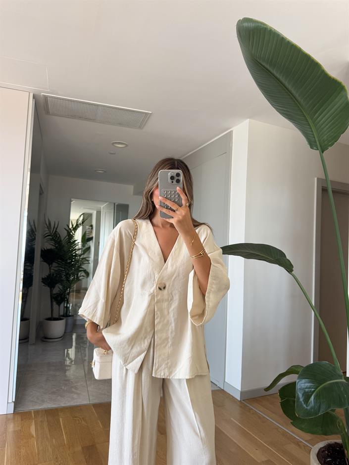 Fp Pantolon Bluz Takım Taş