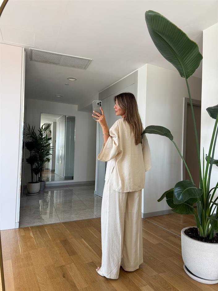 Fp Pantolon Bluz Takım Taş