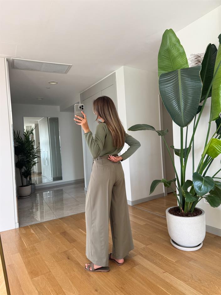 Fp Poliviskon Pantolon - Haki