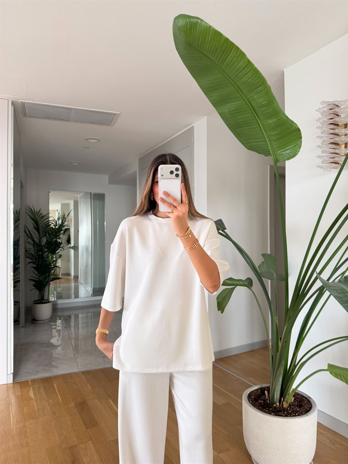 Frieda Modal Takım - Ekru