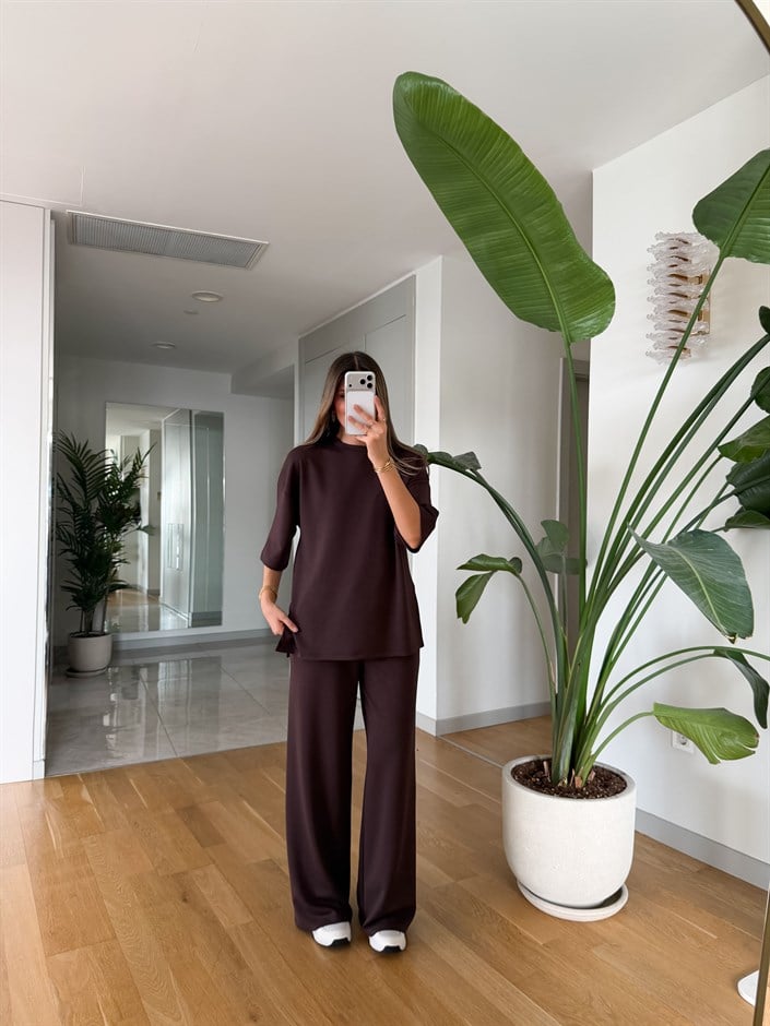 Frieda Modal Takım - Kahve