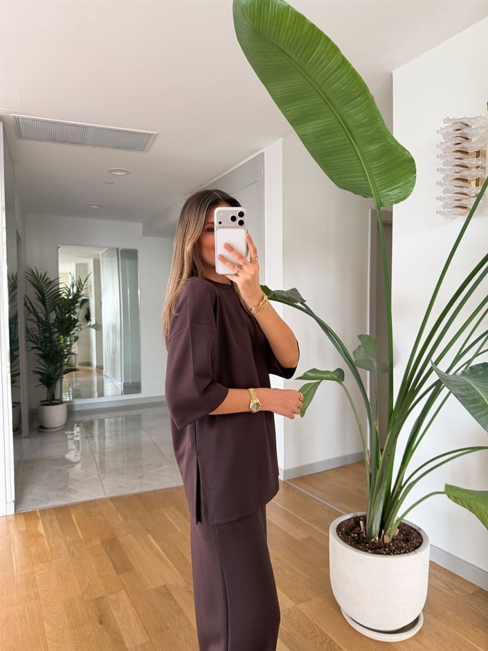 Frieda Modal Takım - Kahve