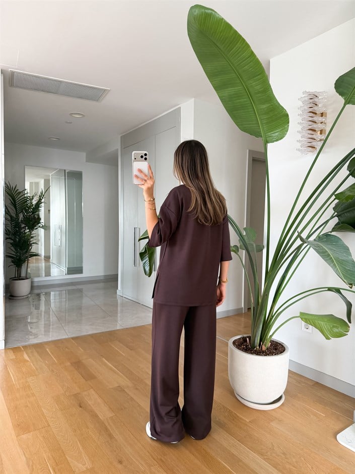 Frieda Modal Takım - Kahve