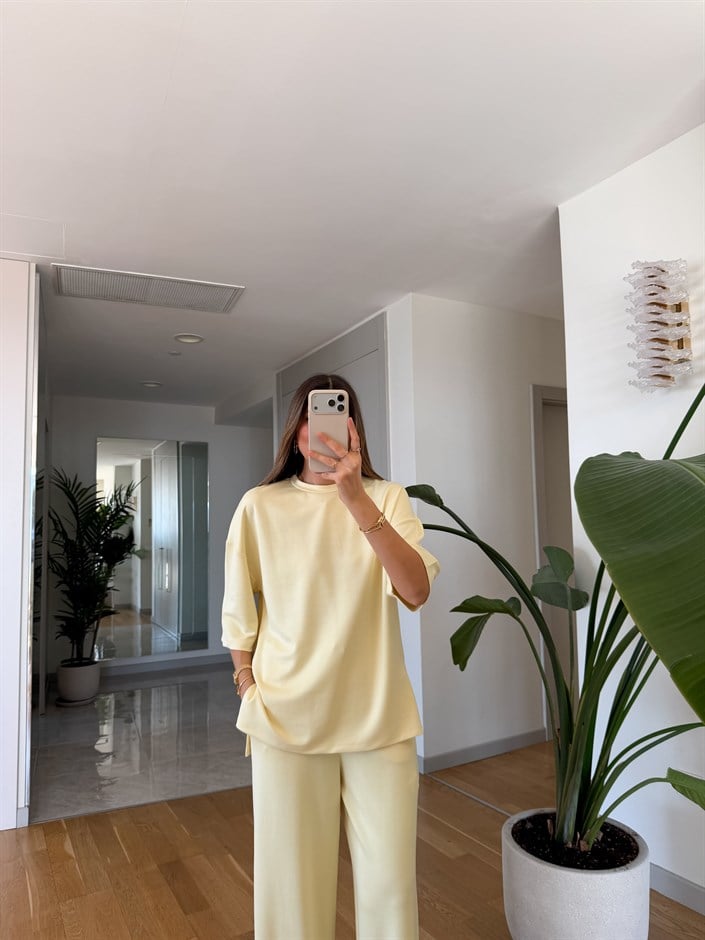 Frieda Modal Takım - Sarı