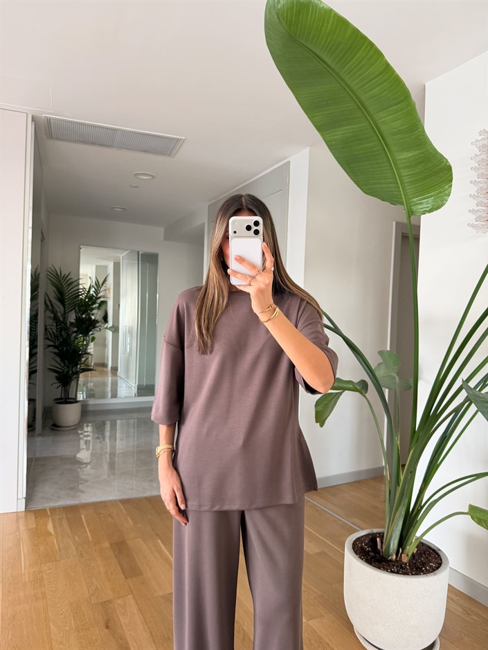 Frieda Modal Takım - Vizon