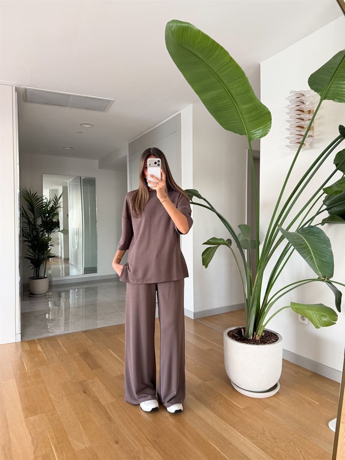 Frieda Modal Takım - Vizon