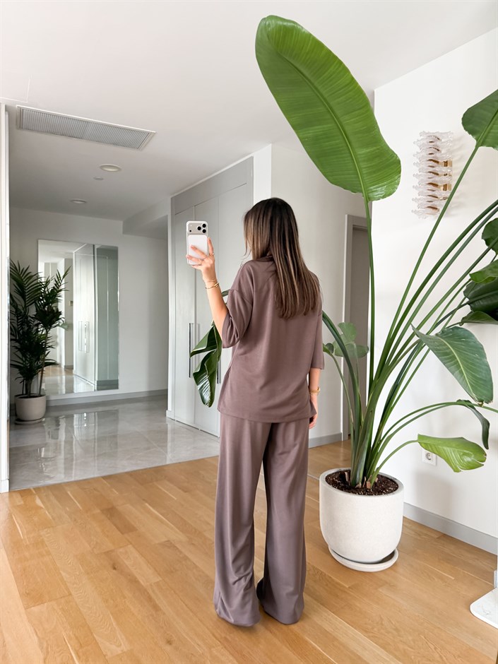 Frieda Modal Takım - Vizon