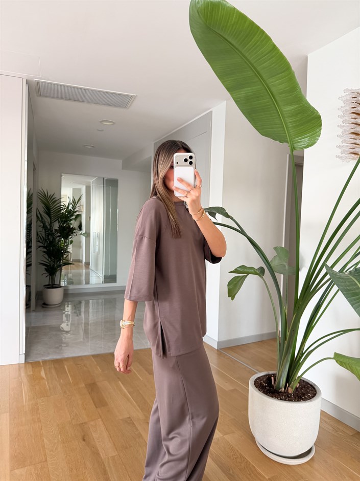 Frieda Modal Takım - Vizon