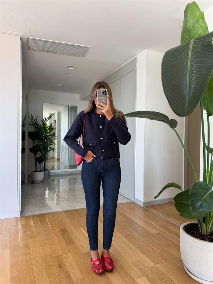 Full Likralı Premium Skinny Jean - Mavi 