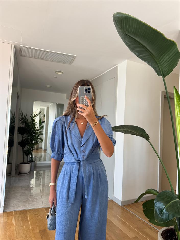 Garcia Bluz Pantolon Takım - İndigo