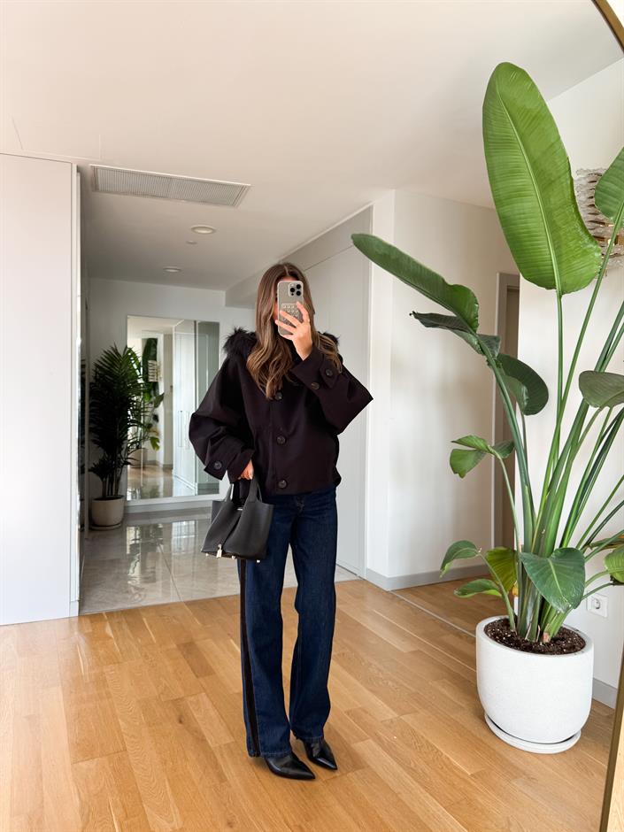 Greta Süet Detaylı Jean