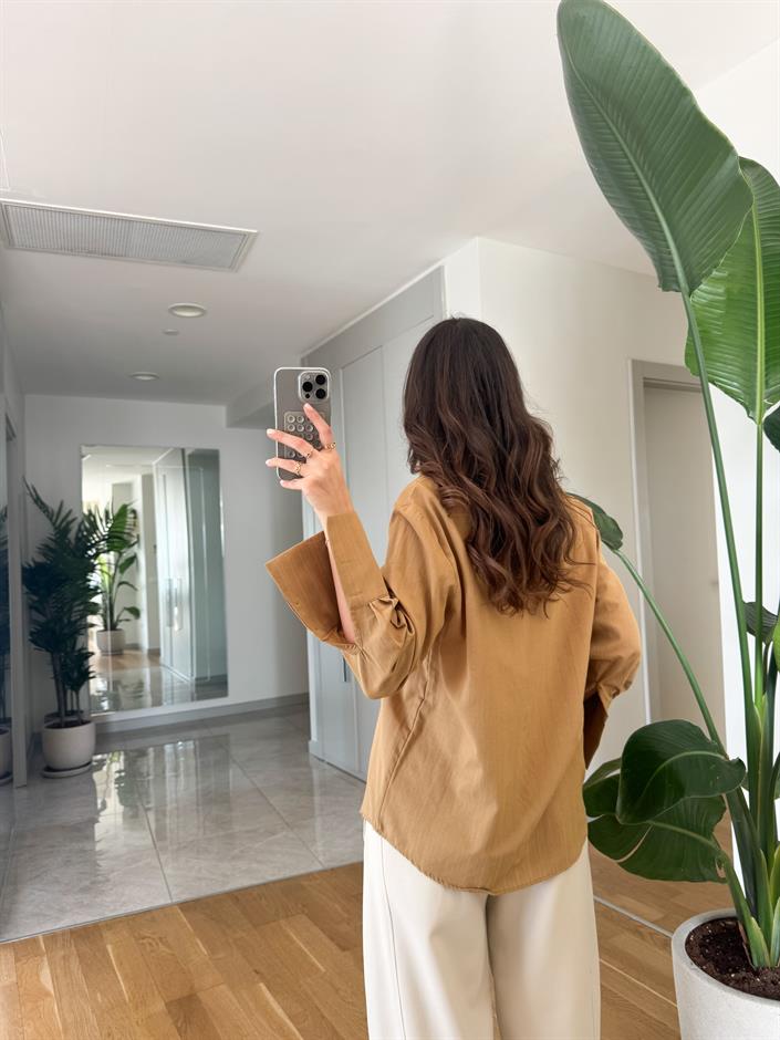 Hardal Rengi Gömlek