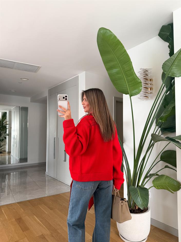 Hm Fermuarlı Cepli Hırka