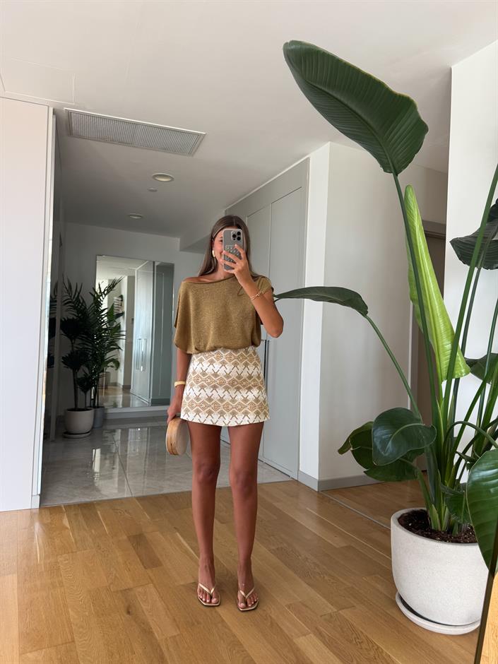 Isabella Keten Şort Etek