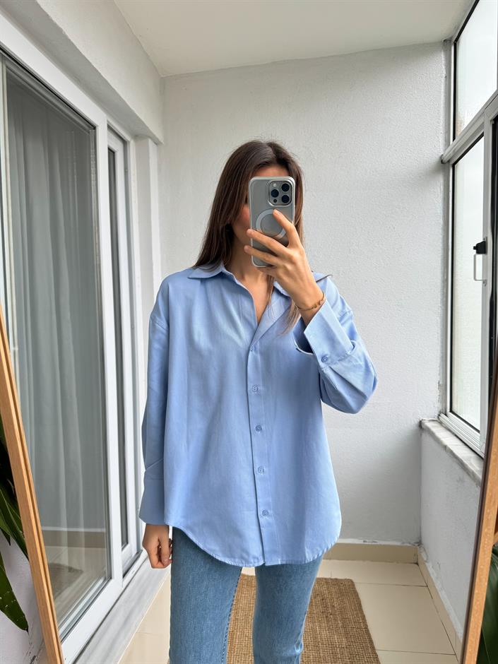 Joe Oxford Gömlek-Mavi