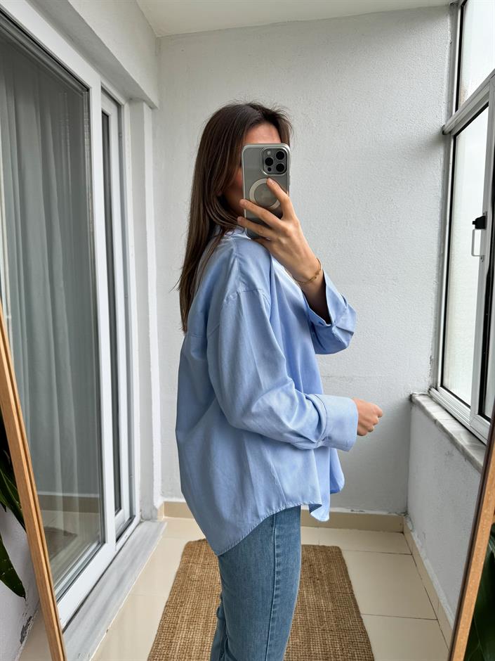 Joe Oxford Gömlek-Mavi