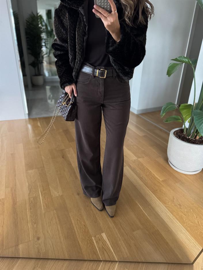 Kahverengi Premium Regular Fit Jean
