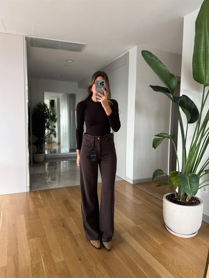 Kahverengi Premium Regular Fit Jean
