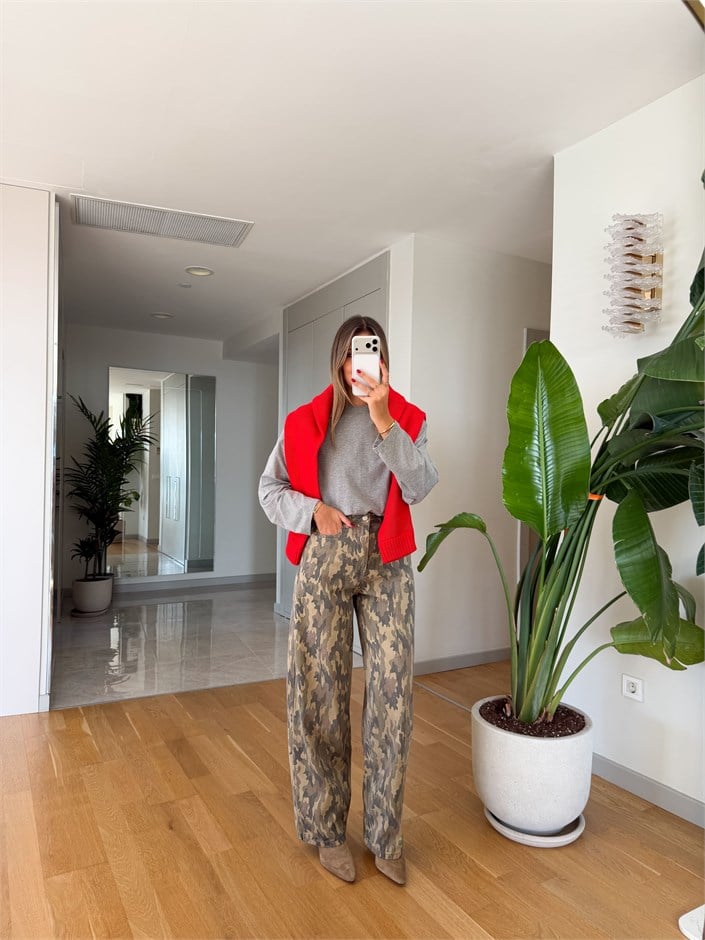Kamuflaj Desen Baggy Pantolon