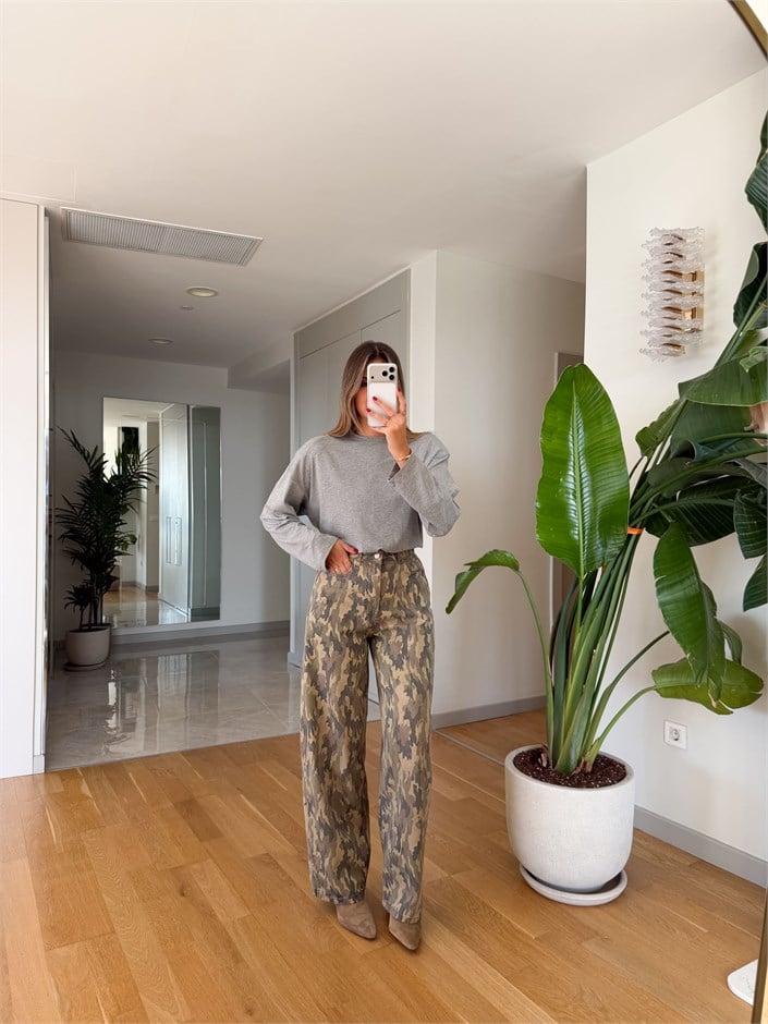 Kamuflaj Desen Baggy Pantolon