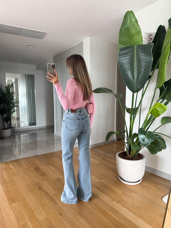 Keith İspanyol Paça Jean - Mavi 