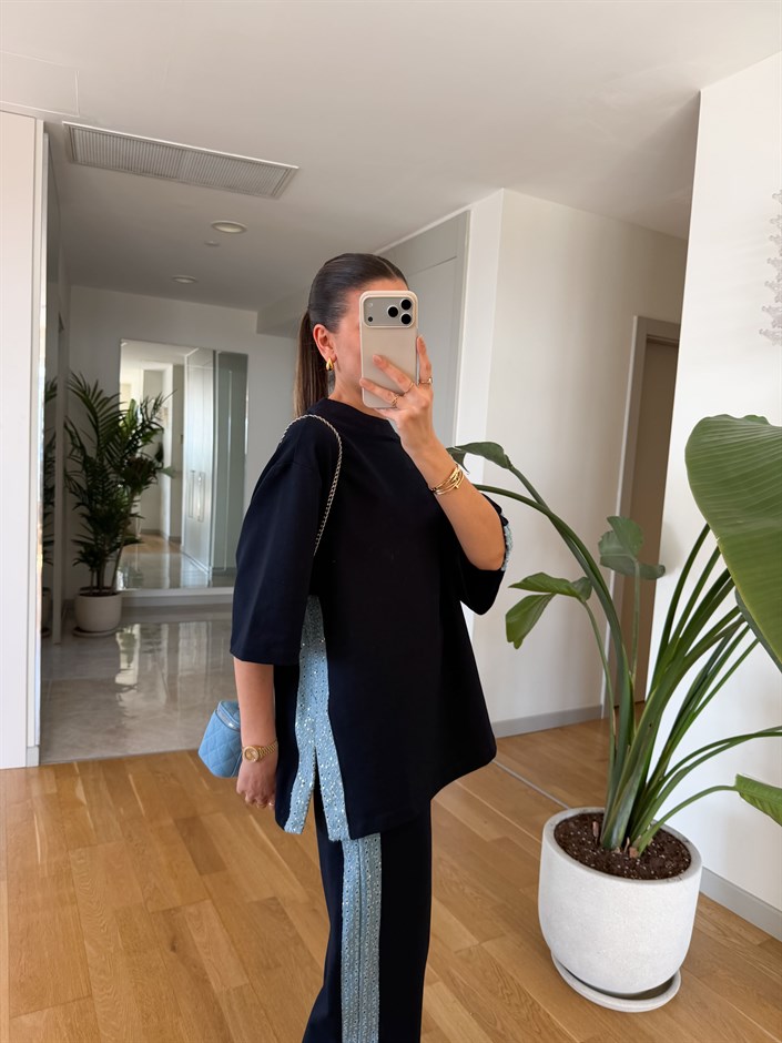 Kot Garnili Lacivert Takım 