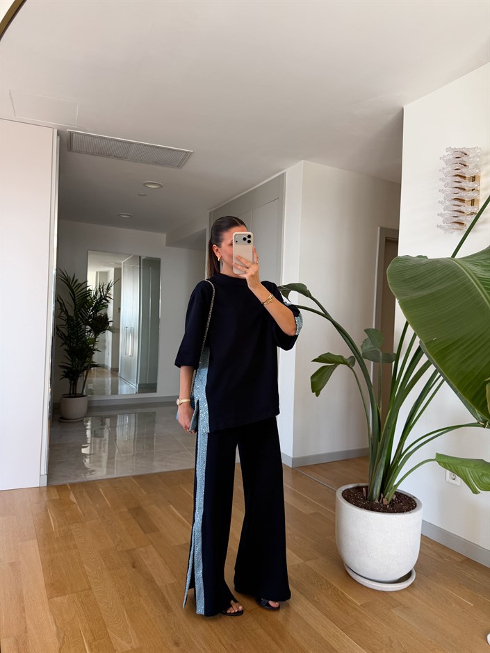 Kot Garnili Lacivert Takım 