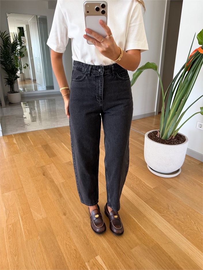 Kylie Mom Jean - Antrasit